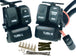 A Wyatt Gatling wiring harness for a car, compatible with Harley motorcycles and including the Extended Handlebar Wiring Harness (+8") With Switches For Harley 1996-2006.