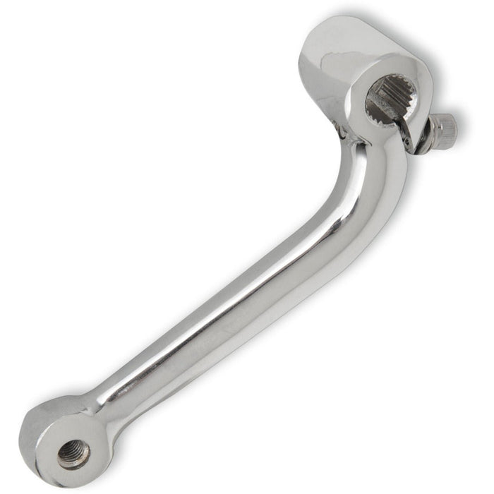 A chrome shift lever by HardDrive, crafted as an OEM replacement for Harley Sportster XL models from 1986 to 1990, isolated on a white background.