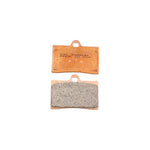 Featuring engraved text "EBC FA473HH MADE IN USA," and a high-friction textured surface, the EBC Sintered Brake Pads for Brembo P4 Axial Calipers FA95HH deliver optimal performance.