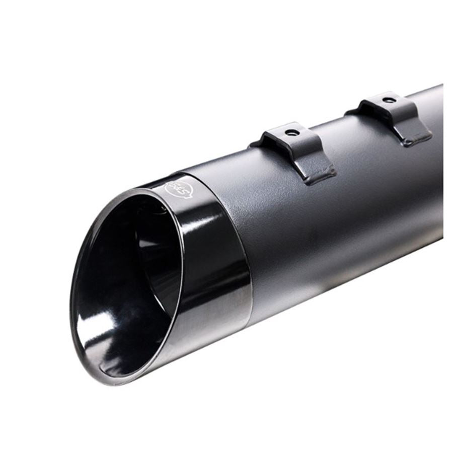 50 State Legal - Black Mk45 muffler with Black Cutlass End Cap for
