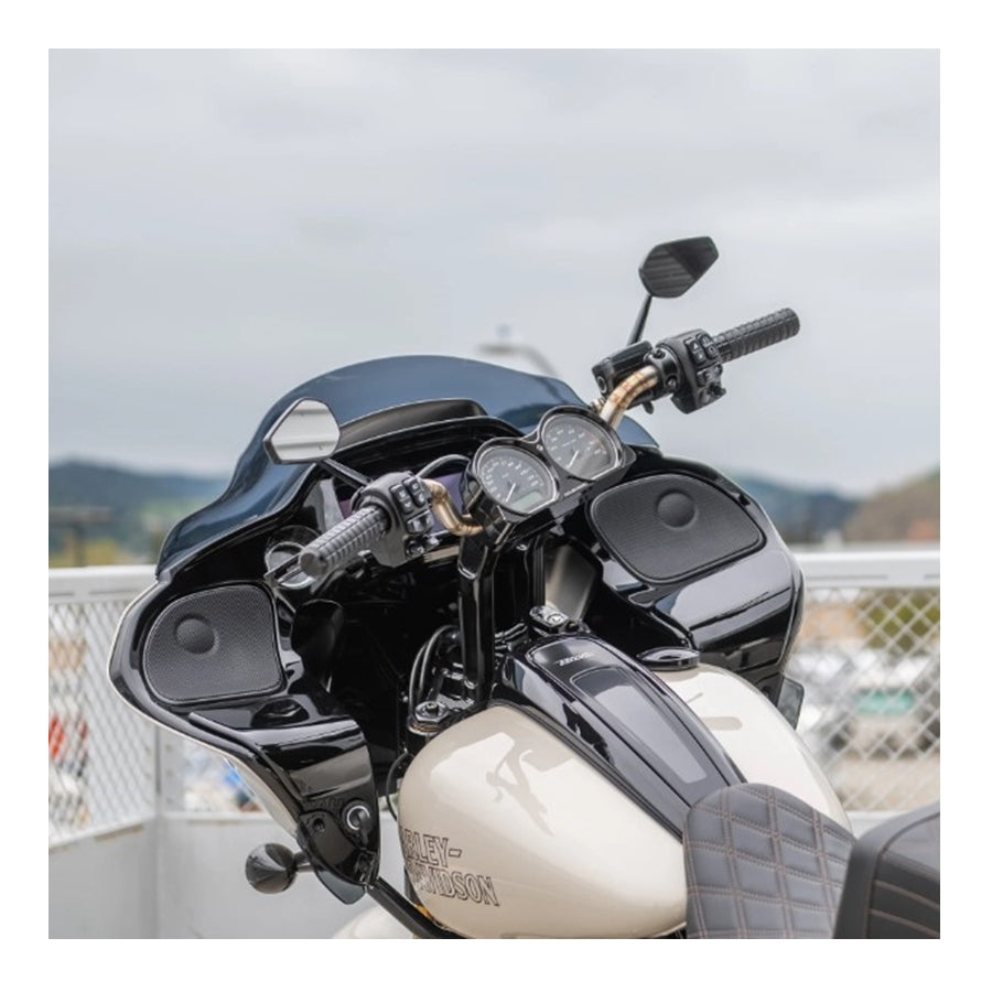 Arlen Ness Welded Stainless Steel MX Tracker Handlebars For Harley