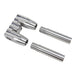 TC Bros. Pro Series Modular Risers for 2022-Up Harley-Davidson Nightster in black and silver, with angled heads and wire channels, are arranged against a white background.