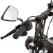 A pair of black Arlen Ness Fusion Knurled Grips on a white background.