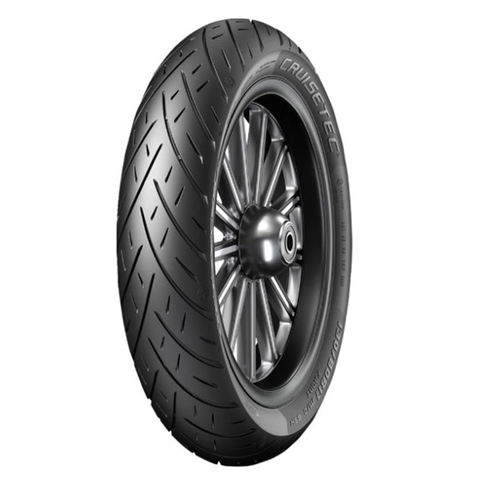 A Metzeler Cruisetec Tire - Front - 110/90-19 - 62H on a white background.