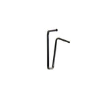 A TC Bros. 7/8" Ape Hanger Handlebars - 15" Black Powdercoated made from American steel tubing on a white background.