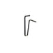 A TC Bros. 7/8" Ape Hanger Handlebars - 15" Black Powdercoated made from American steel tubing on a white background.