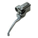 A GMA Polished Billet 1" Front Brake Master Cylinder (RH 5/8) made of CNC machined aluminum on a white background.