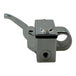 A GMA Polished Billet 1" Front Brake Master Cylinder (RH 5/8) handlebar latch on a background, made of CNC machined aluminum.