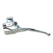 A GMA Polished Billet 1" Mechanical Clutch Control (Cable) handlebar lever on a white background.