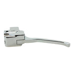 A GMA Polished Billet 1" Mechanical Clutch Control (Cable) handlebar lever on a white background.