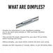 What are dimples? TC Bros. 1" Narrow Apes Handlebars - 12" Black controls.
