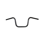 TC Bros. 1" Narrow Apes Handlebars by TC Bros. in black and chrome are shown on a white background—ideal for anyone after classic apehanger style for their custom ride.