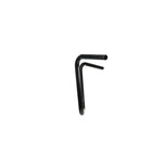 TC Bros. 1" Narrow Apes Handlebars - A black metal hook on a white background. (Brand Name: TC Bros.)