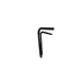 TC Bros. 1" Narrow Apes Handlebars - A black metal hook on a white background. (Brand Name: TC Bros.)