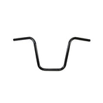 TC Bros. 1" Narrow Apes Handlebars by TC Bros. in black and chrome are shown on a white background—ideal for anyone after classic apehanger style for their custom ride.