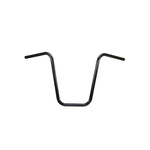 TC Bros. 1" Narrow Apes Handlebars by TC Bros. in black and chrome are shown on a white background—ideal for anyone after classic apehanger style for their custom ride.