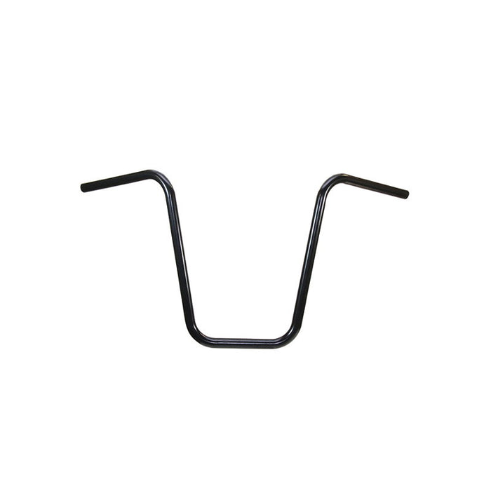 A TC Bros. 1" Narrow Apes Handlebar - 16" Black on a white background featuring a narrow apes design.