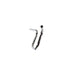 A TC Bros. 1" Lane Splitter™ Handlebars - Chrome on a white background.