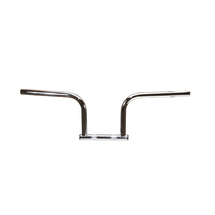 Description: TC Bros. 1" Speedline Handlebars - Chrome on a white background.