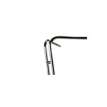 The TC Bros. 1" Rabbit Handlebar by TC Bros. features a high-rise, H-shaped chrome design, shown against a plain white background.