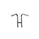 A pair of TC Bros. 1" Rabbit Handlebars - Chrome on a white background, perfect for your Harley Davidson.