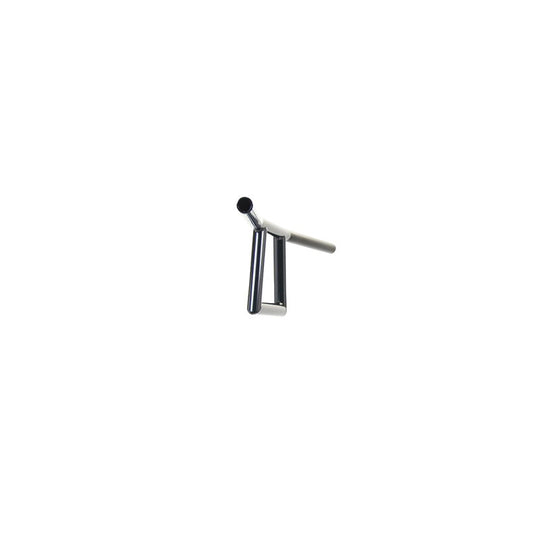A TC Bros. 1" Window Handlebars - Black on a white background.