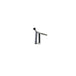 A TC Bros. 1" Window Handlebars - Black on a white background.