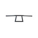A TC Bros. 1" Window Handlebar - Black on a white background, perfect for Harley models.