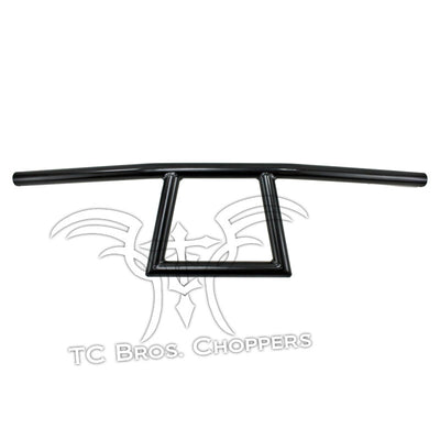 TC Bros. 1" Window Handlebars - Black for Harley models.