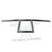 TC Bros. 1" Window Handlebar with dimpled or non-dimpled options - Chrome.