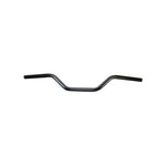 A TC Bros. 1" Tracker Low Handlebars - Chrome with a chrome finish on a white background.