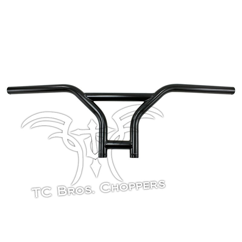 TC Bros. 1" BMX Handlebars - Black available in dimpled or non-dimpled.