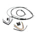 A Burly Extended Cable / Brake Line Kit For 16" Ape Hangers for a Harley Sportster XL 1997-2003 motorcycle.