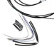 A set of Extended Cable / Brake Line Kit For 16" Ape Hangers Burly Harley Sportster XL 2007-2012 for a Harley Sportster motorcycle.