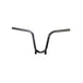 A TC Bros. 7/8" Bootlegger Handlebar - Black made of American steel tubing on a white background.