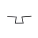 A TC Bros. 7/8" Slant Z Handlebar - Black made of American steel tubing on a white background.