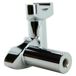 Two Moto Iron® 3.5" Chrome Forged Handlebar Risers for Harley are shown standing upright on a white background.