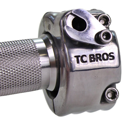 TC Bros. 7/8" Single Cable Motorcycle Throttle - Polished