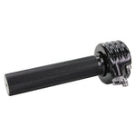 A TC Bros. 7/8" Single Cable Motorcycle Throttle - Black for a vintage Honda motorcycle.