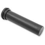 The Moto Iron® Throttle By Wire (TBW) Harley Throttle Sleeve is a black nylon, cylindrical sleeve with a rounded top and a slightly wider base, designed to integrate seamlessly with throttle by wire systems or aftermarket rubber grips.