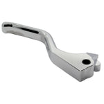 The 1FNGR Brake Lever for 2004-2013 Harley-Davidson Sportster by 1FNGR is a chrome-plated CNC-machined aluminum lever with a mounting hole at one end, shown on a white background.