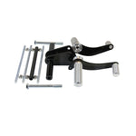 A set of TC Bros. Yamaha XS650 Forward Controls Kit bolts and nuts on a white background.
