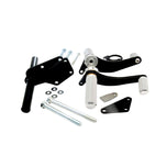 A set of parts and hardware for a TC Bros. Honda SOHC CB750 Forward Controls Kit.