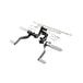 A black and white picture of a TC Bros. Sportster Forward Controls Kit for 04-13 Harley Davidson motorcycle suspension kit.