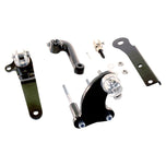 TC Bros. Mid Controls Kit for 1991-2003 Harley-Davidson Sportster (w/o Footpegs) includes black metal suspension components, bolts, nuts, and fittings—perfect for upgrading your Sportster. Brand: TC Bros.