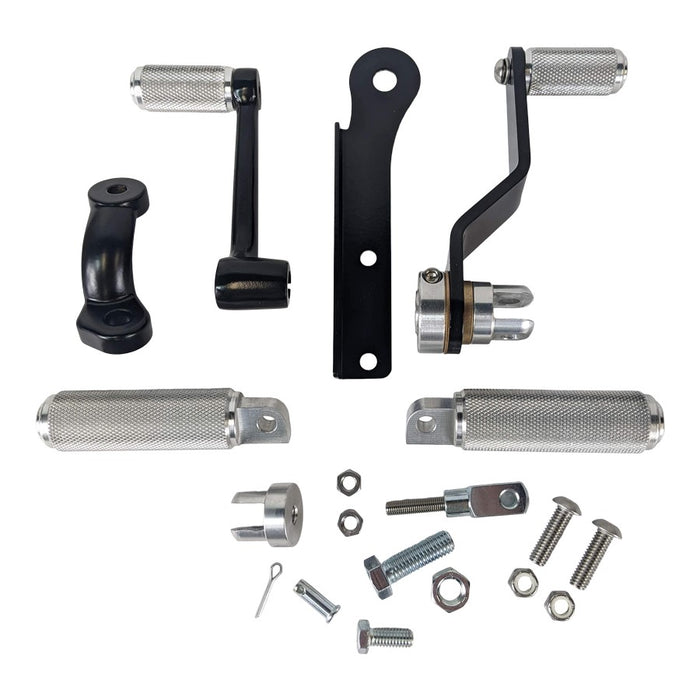 TC Bros. Sportster Mid Controls Kit for 1986-1990 4 Speed, made in the USA by TC Bros.