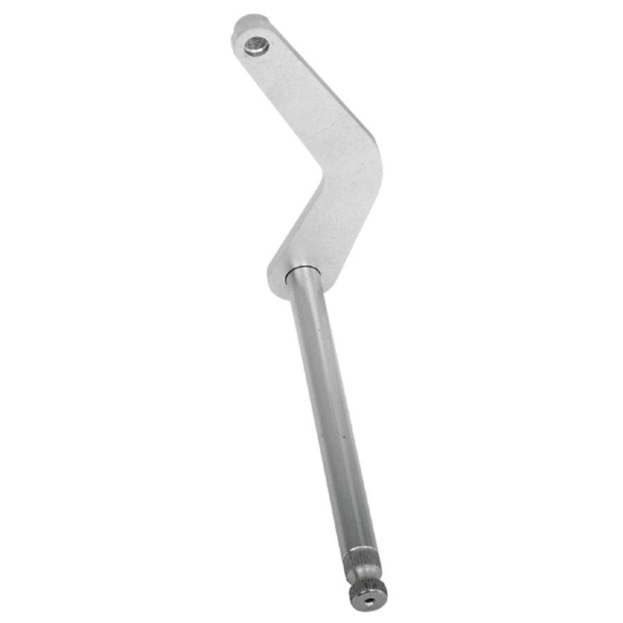 A white background showcases the handle of a Drag Specialties Mid Control Shifter Shaft for 2006-2017 Harley-Davidson Dyna Models (OEM 