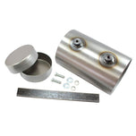 A TC Bros. Electronics Tank (fake oil tank) with a bolt and nut, TC Bros. removable caps.