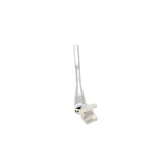 A TC Bros. Chrome Weld On Kick Stand for 1-1/4" Frame Tubing handle on a background.