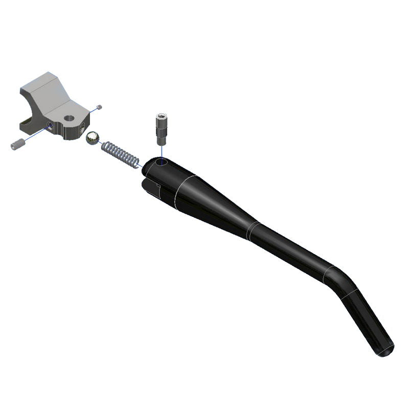 Weld-On Mini Bike Kickstand – Short Style, Kart Supply, New
